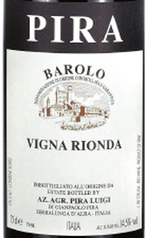 Barolo DOCG Vignarionda Piemont Pira Luigi 